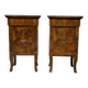 Comodini grandi Art Déco, Italia, anni '30, set di 2