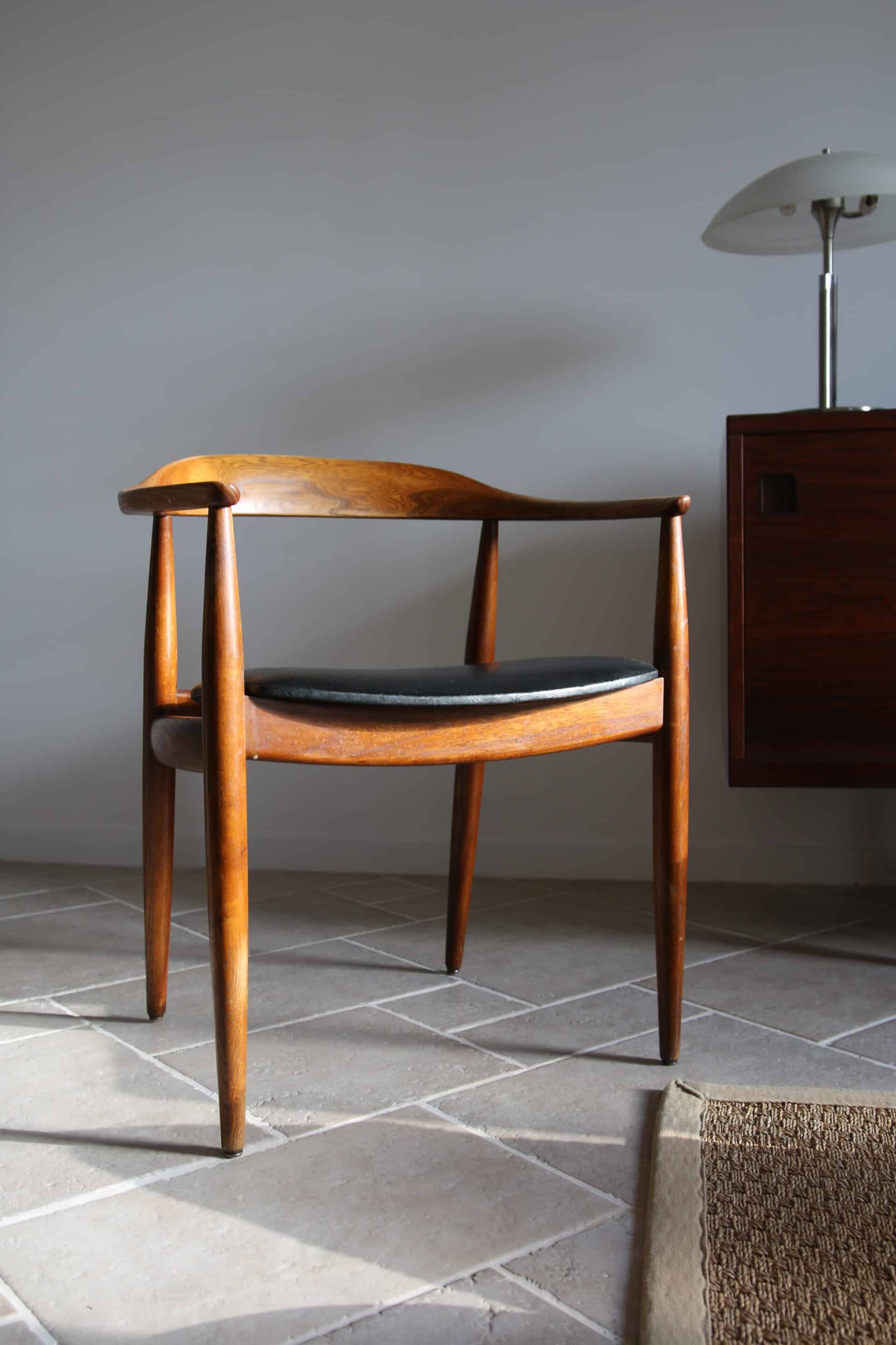 Vintage Danish armchair Neils Eilersen, "Kennedy" style, 1960s.