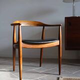 Vintage Danish armchair Neils Eilersen, "Kennedy" style, 1960s.