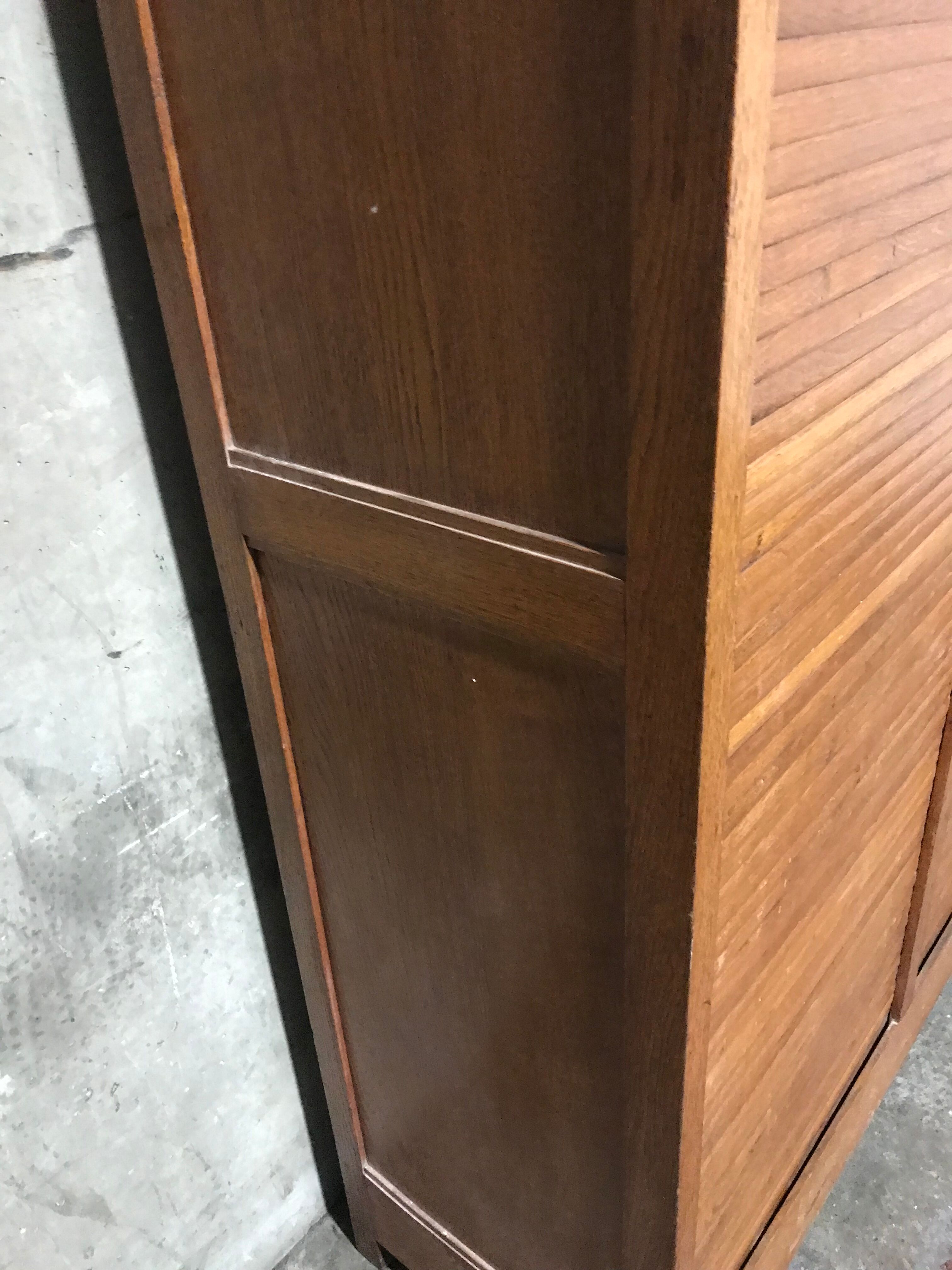 Notary oak filing cabinet