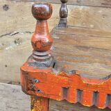 Old Burmese teak offering cabinet