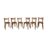 6 chaises bistrot baumann brasserie