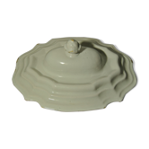Vegetable soup tureen lid Moustiers 18th century South France
