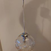 Vintage glass pendant lamp