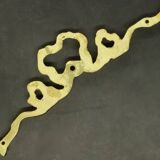 Small pediment with Louis XVI style knot - gilded bronze