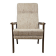 Vintage Scandinavian reclining armchair in curved wood – 1960s/70s