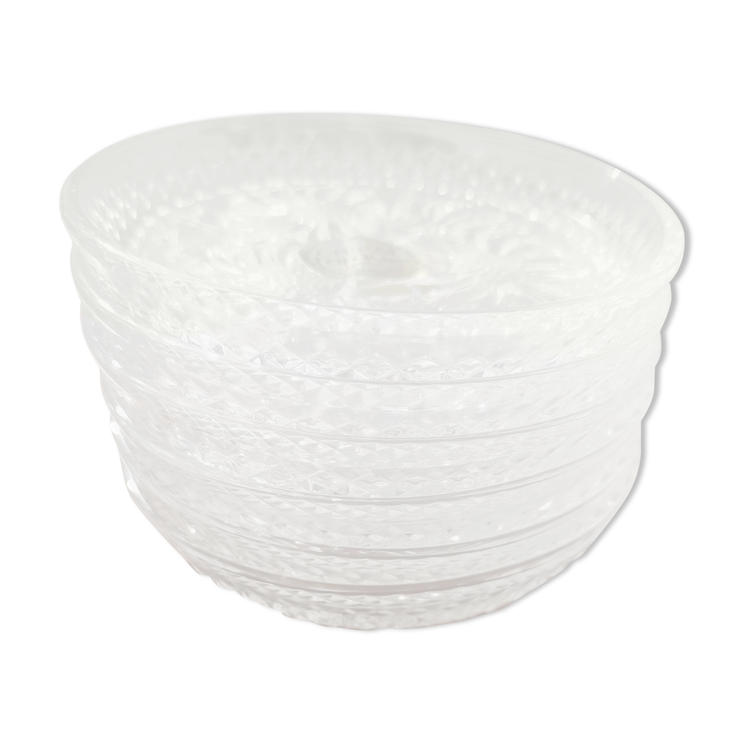 Vintage crystal coaster