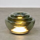 Lampe de table vintage italienne Cascade en verre fumé, années 1970
