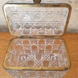 Nineteenth century cut crystal box box