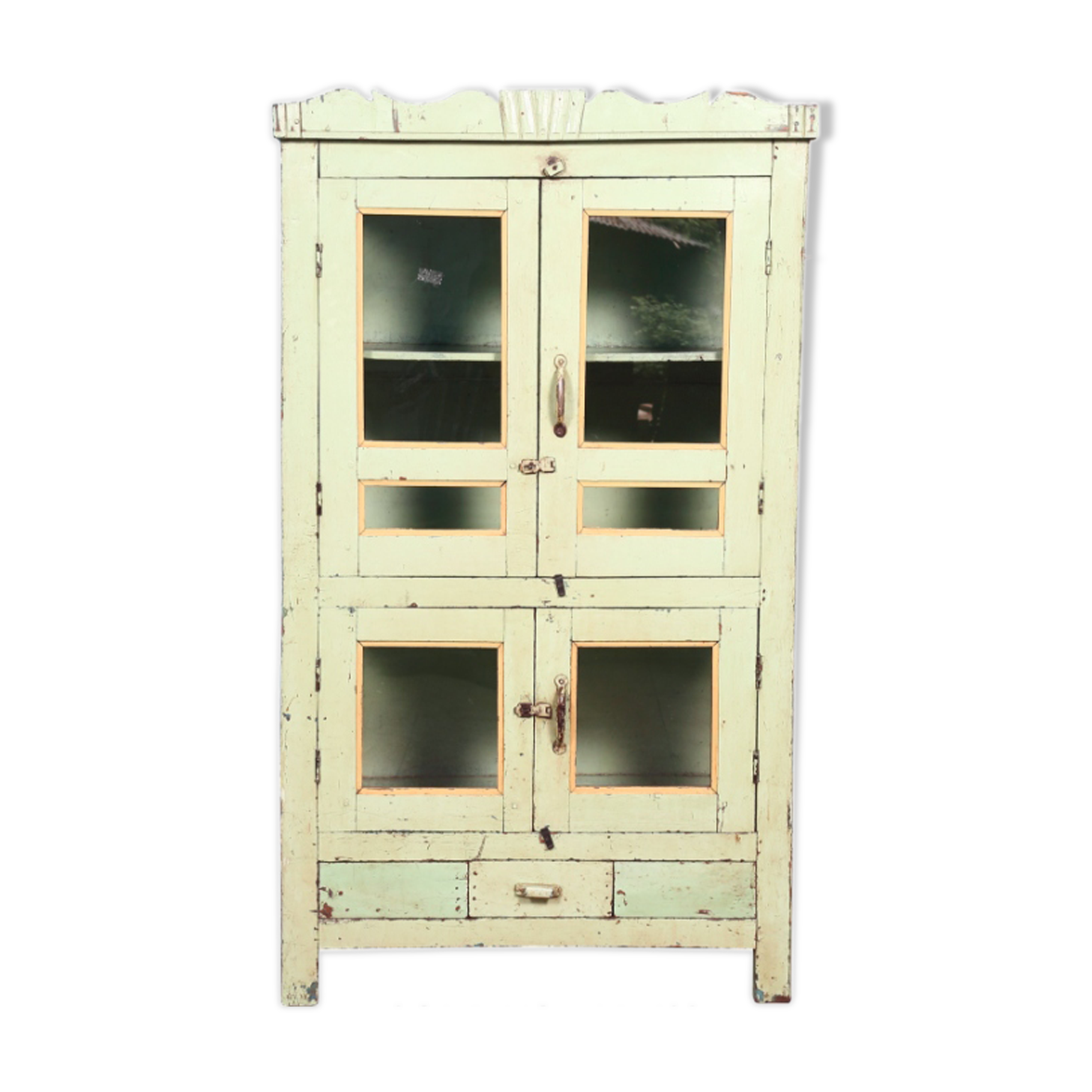 White teak cabinet