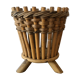 Cache pot en rotin vintage