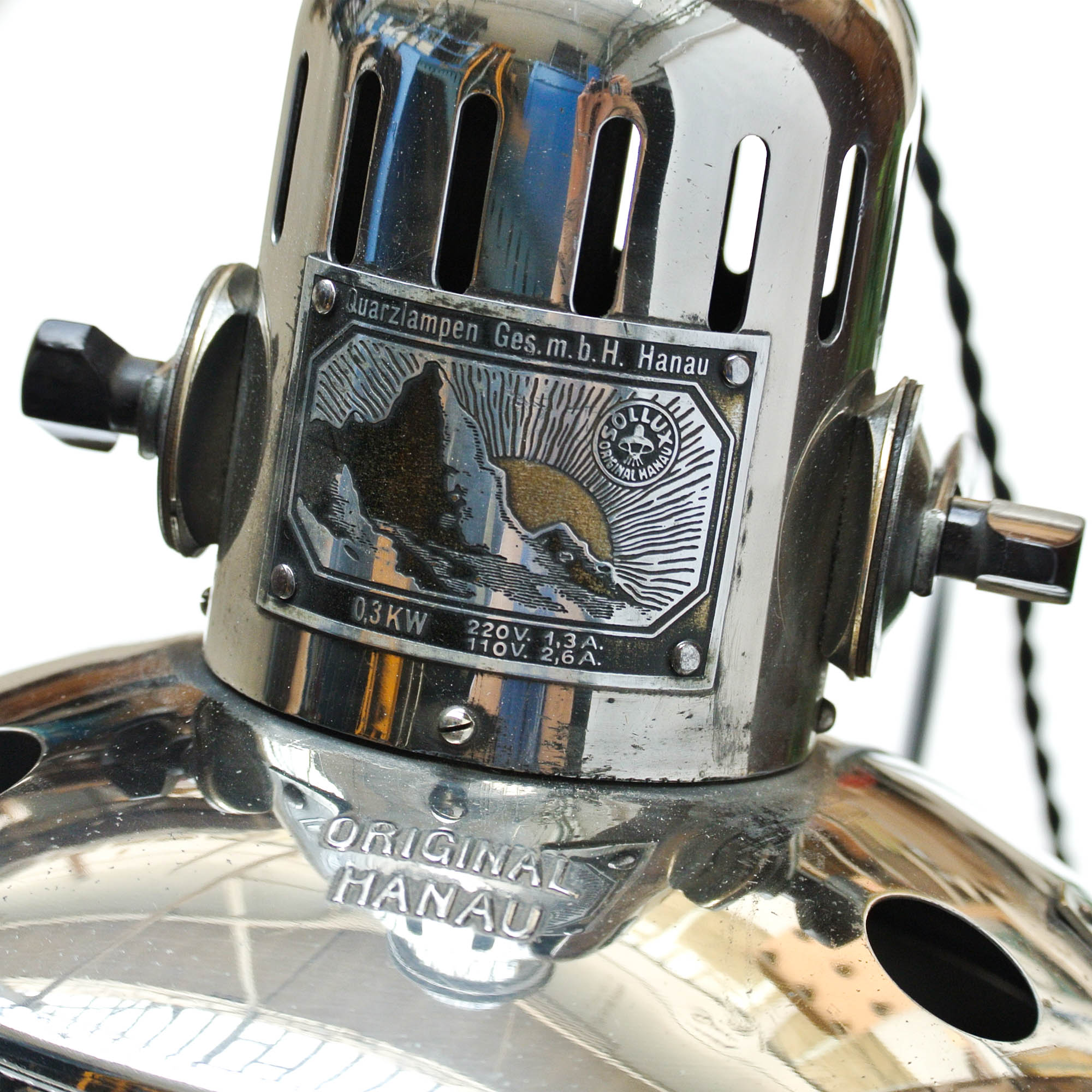 Former medical lamp Hanau brand