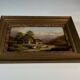 Oil on panel, Xanthus Smith United States, 1839-1929 Swiss Alpine Landscape