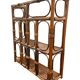 Rattan shelf