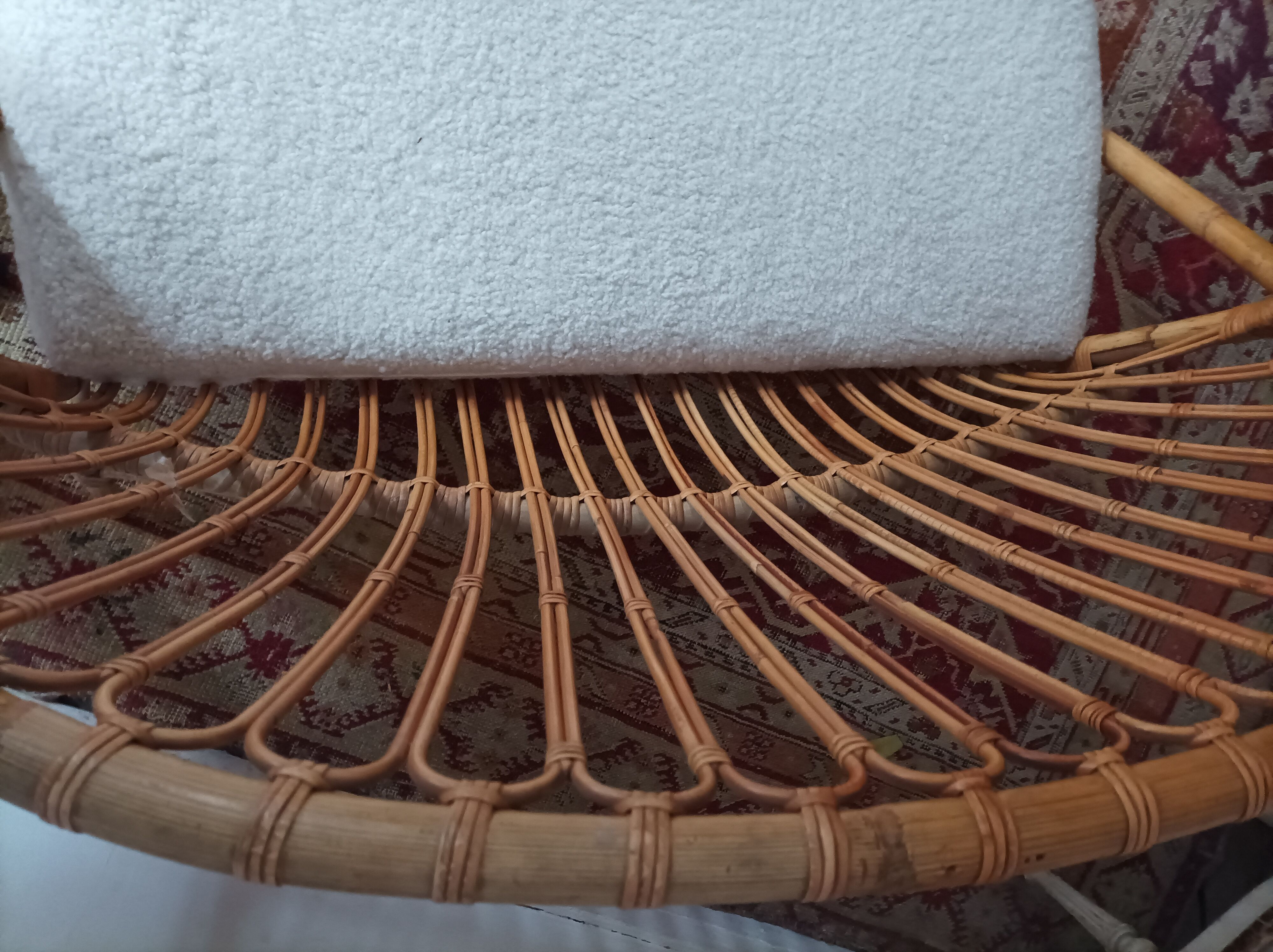 Rattan armchair from the 60s