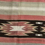 Red & Brown Turkish Kilim Rug 140x243Cm SK 35178