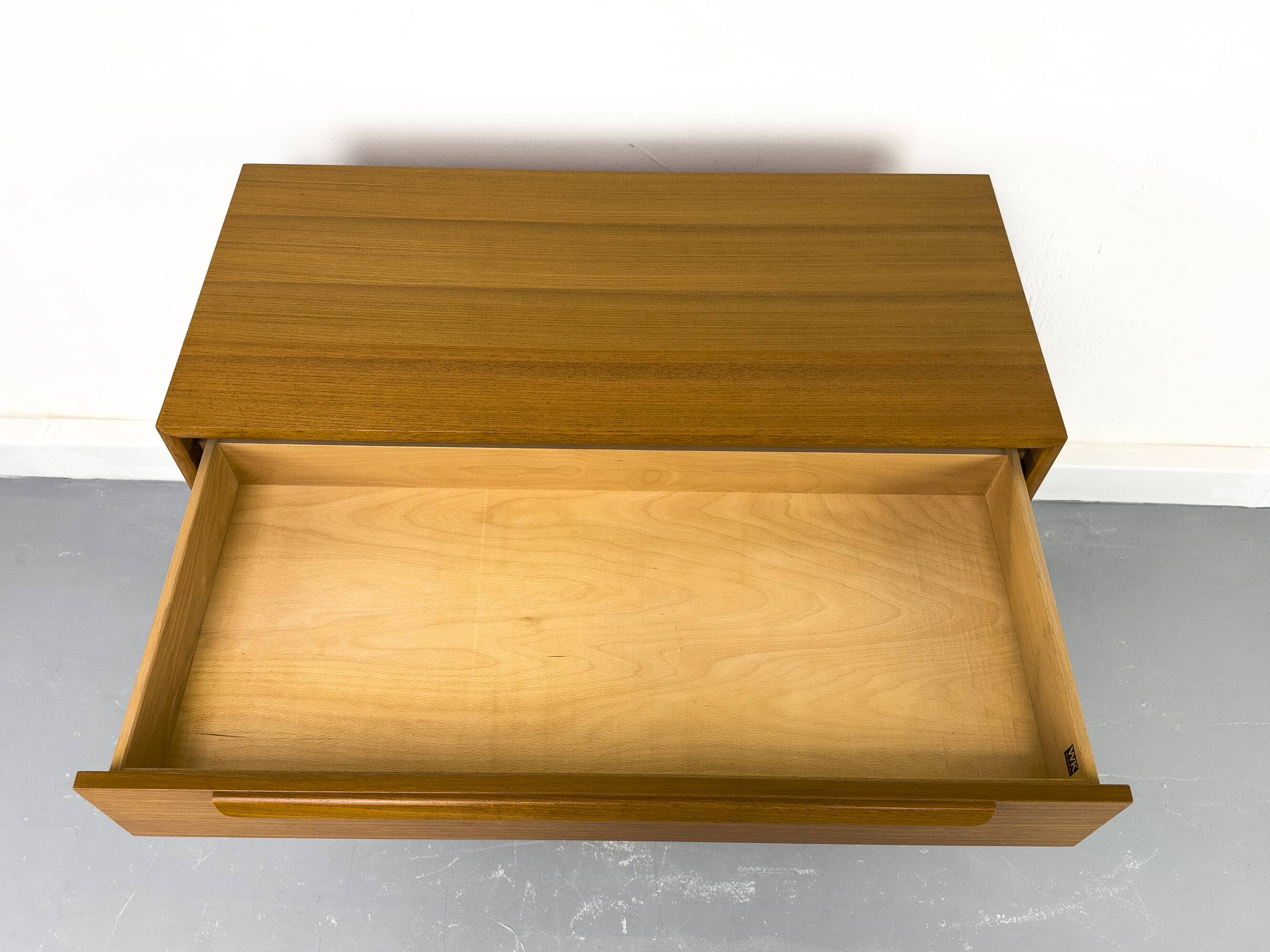 Teak chest of drawers from WK Möbel, 1960s