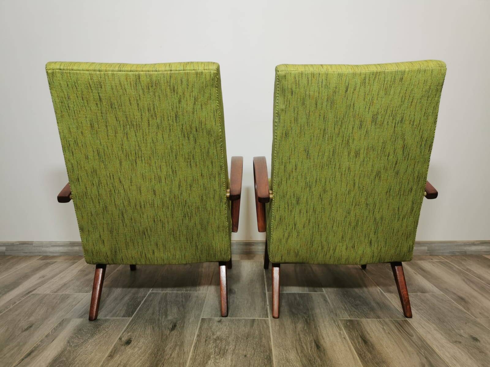 Vintage Armchairs by Jaroslav Smidek, 1960s, Set of 2