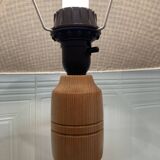 Solid wood lamp Scandinavian design 1960.