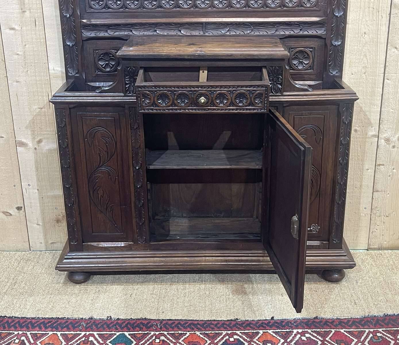 Breton chestnut wardrobe from the 1930s