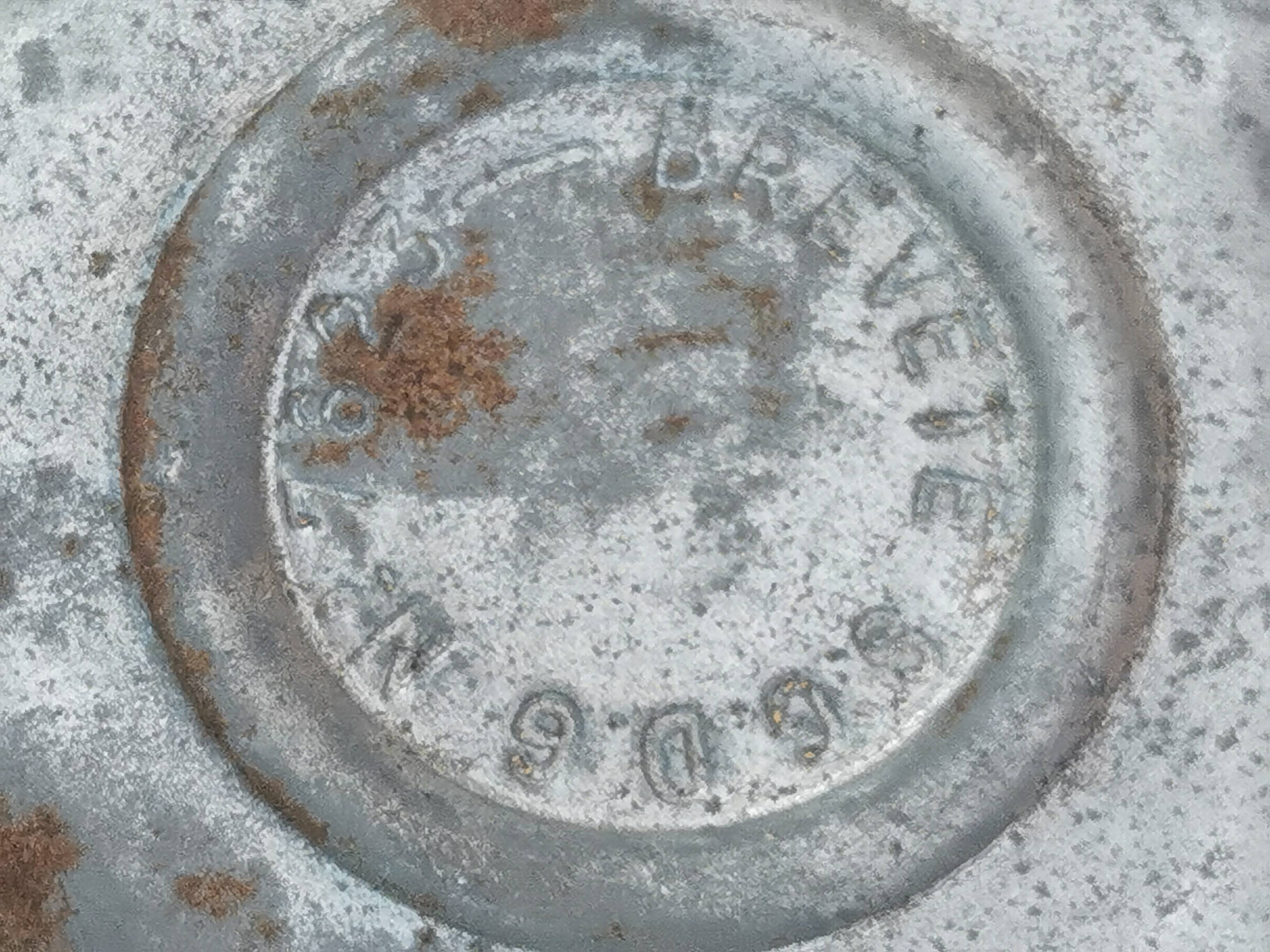 Set of 6 vintage "compass feet" chairs