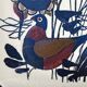 Mid-Century Modern Danish Porcelain Tenera Bowl with Bird Design by Kari Christensen for Aluminia Royal Copenhagen, 1960s
