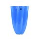 Blue vase, Danish design, 1980s, manufactured by Royal Copenhagen