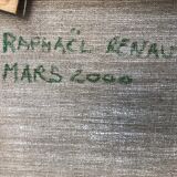 Table: Contemporary oil on canvas