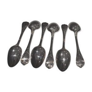 Lot de 6 cuillères christofle