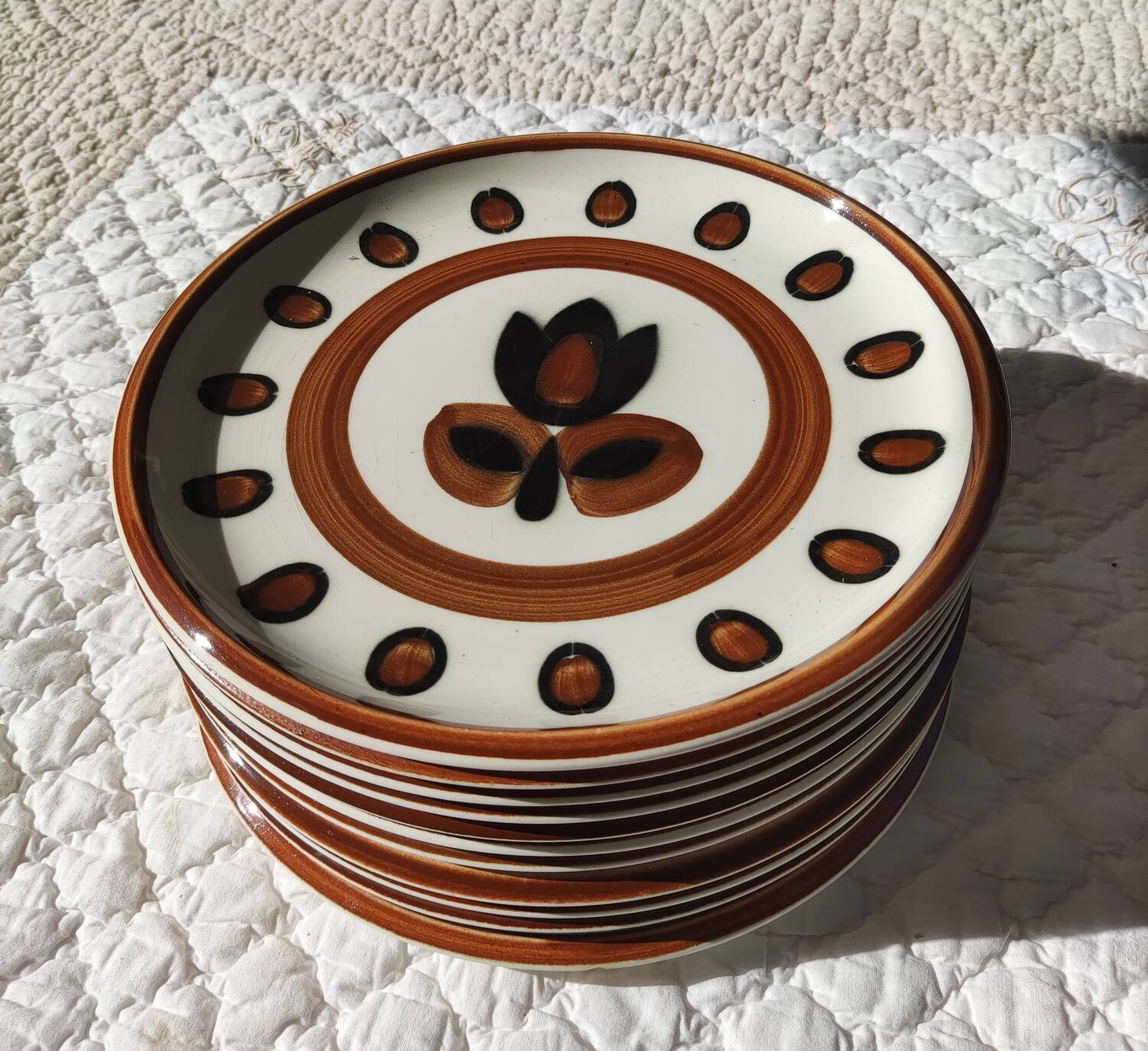 6 Villeroy & Boch Kimono dinner plates