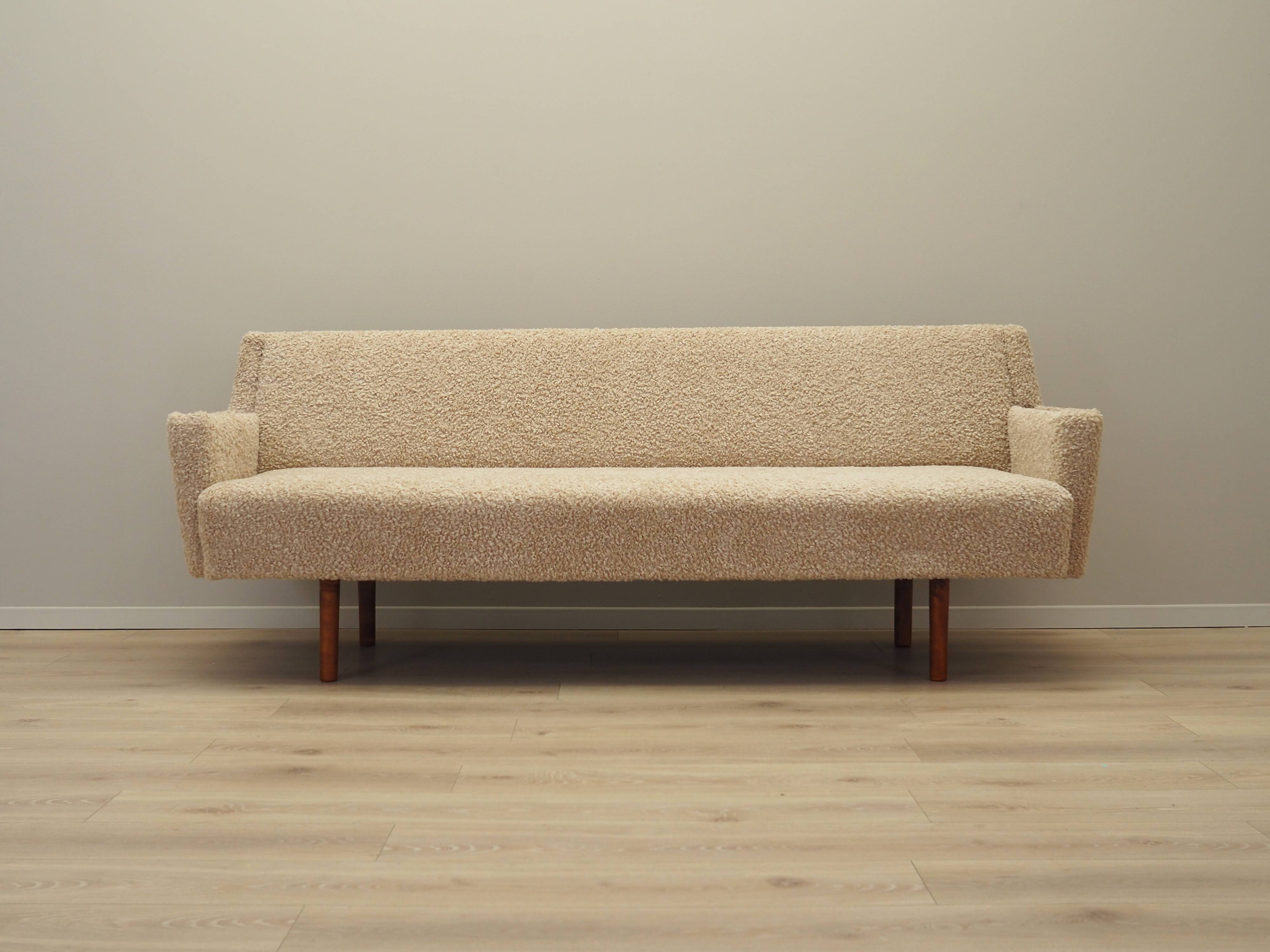 Beige sofa, Danish design, 1970s, production: Denmark