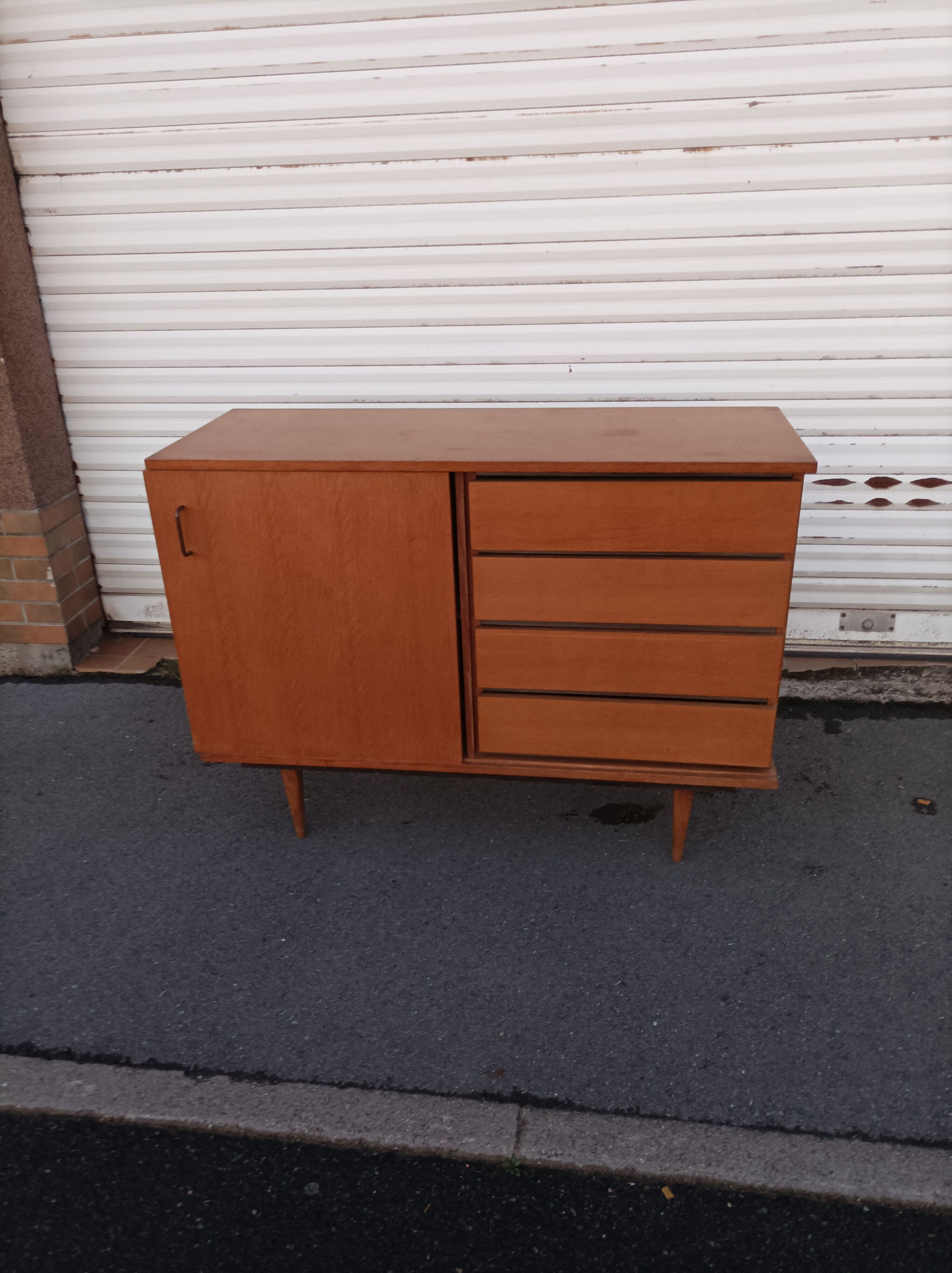 Old vintage danish scandinavian buffet