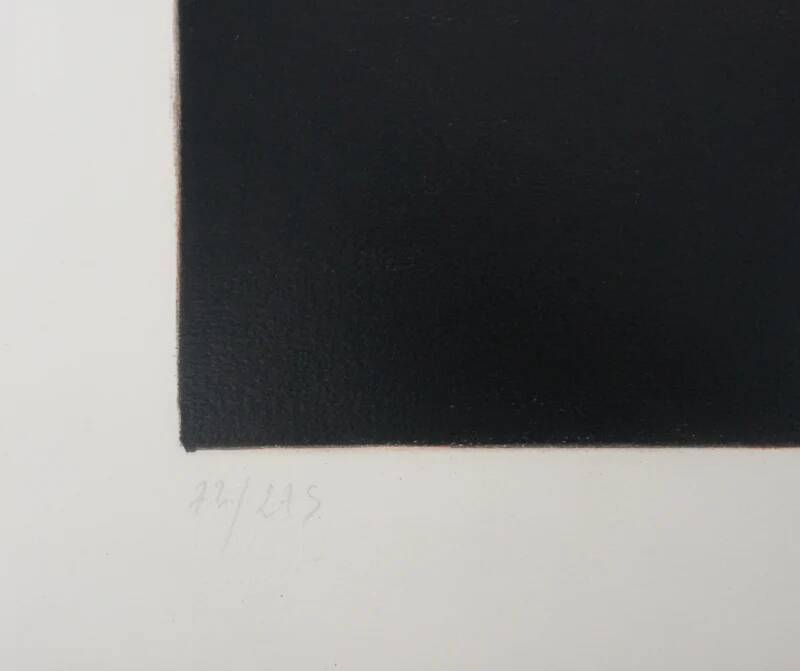 Arnaud D’HAUTERIVES: The Nap in a White Dress, original signed lithograph