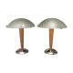 Paire de lampes vintage