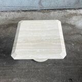Table basse en travertin, vintage 1970