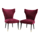 1950s Pair of Italian Chairs, Restored
