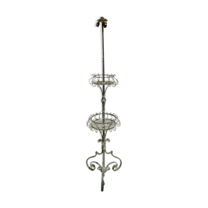 Lampadaire de jardin fer forgé 1930