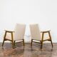 Pair of restored mid-century modern armchairs 1960's
