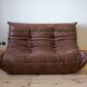 Togo 2 -seater sofa in dubai brown leather