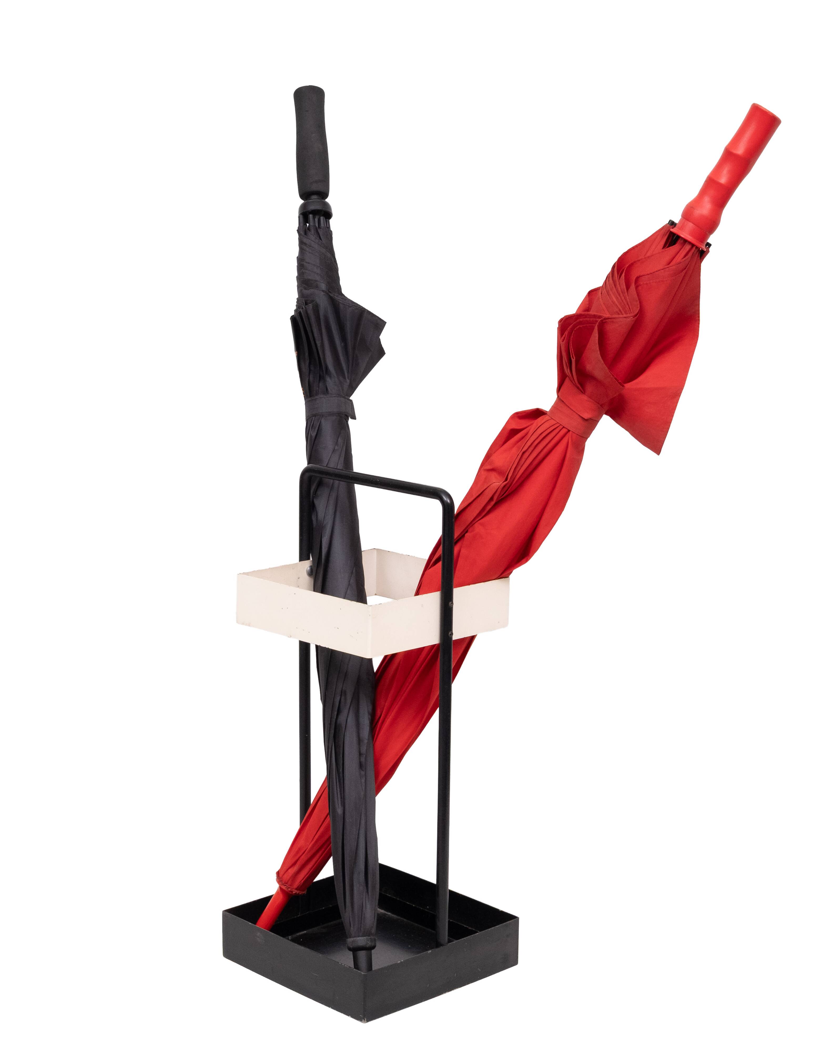 Modernist Metal Umbrella stand 1950s Germany