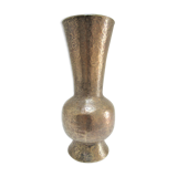 Solid bronze vase brutalist 70s