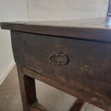 18th century solid oak farm table