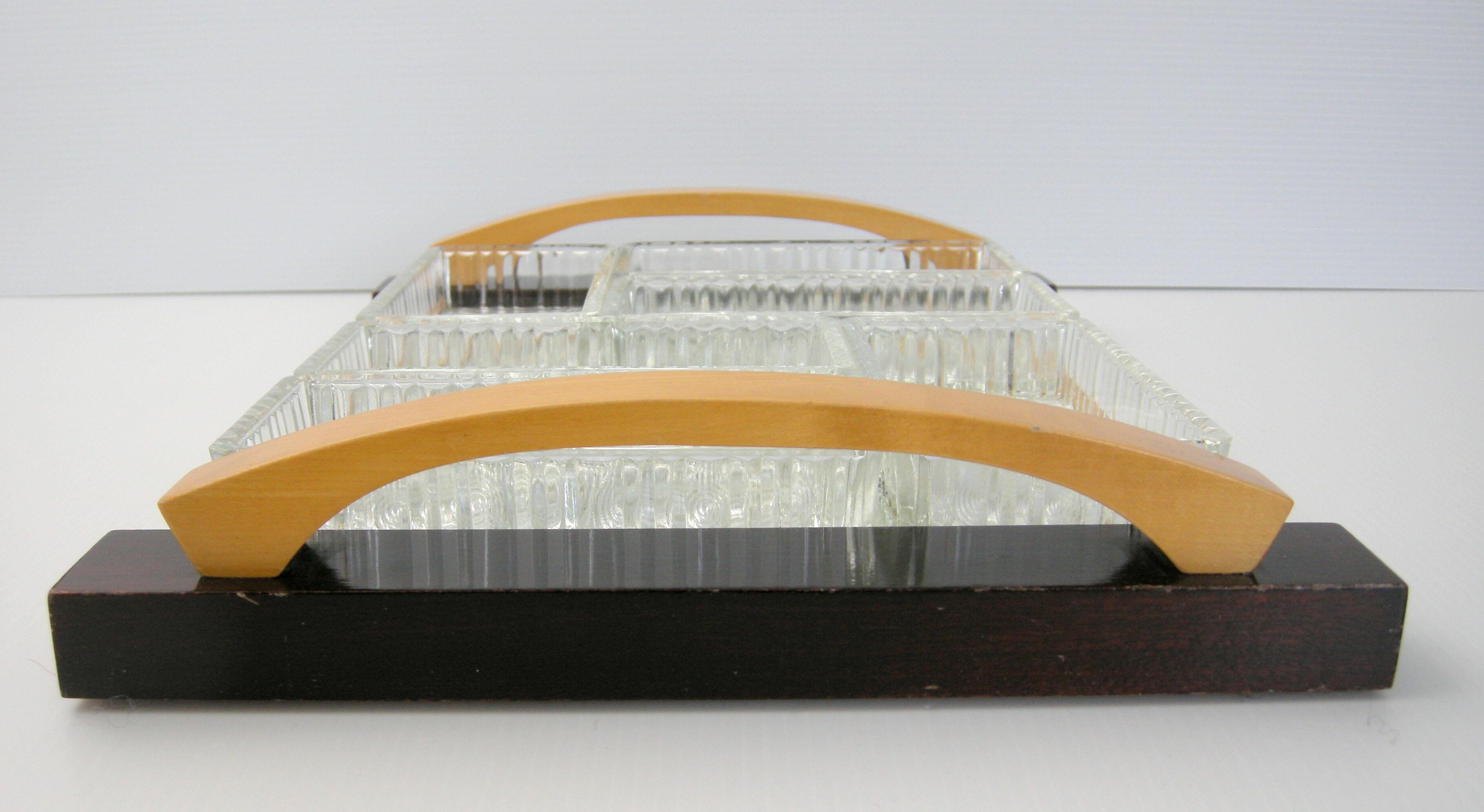 Plateau miroir apéritif 1950