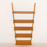 Danish mid-century oak shelving unit in Cadovius style, 1970s