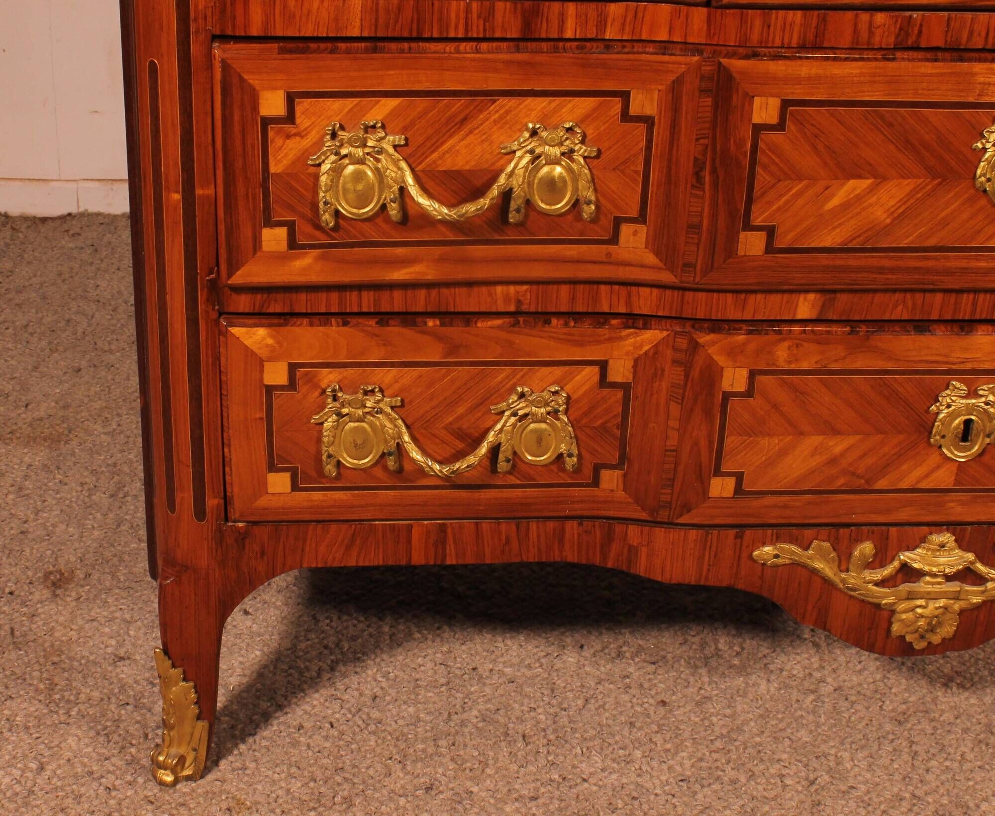 transitional period commode stamped Lardin - 18th century