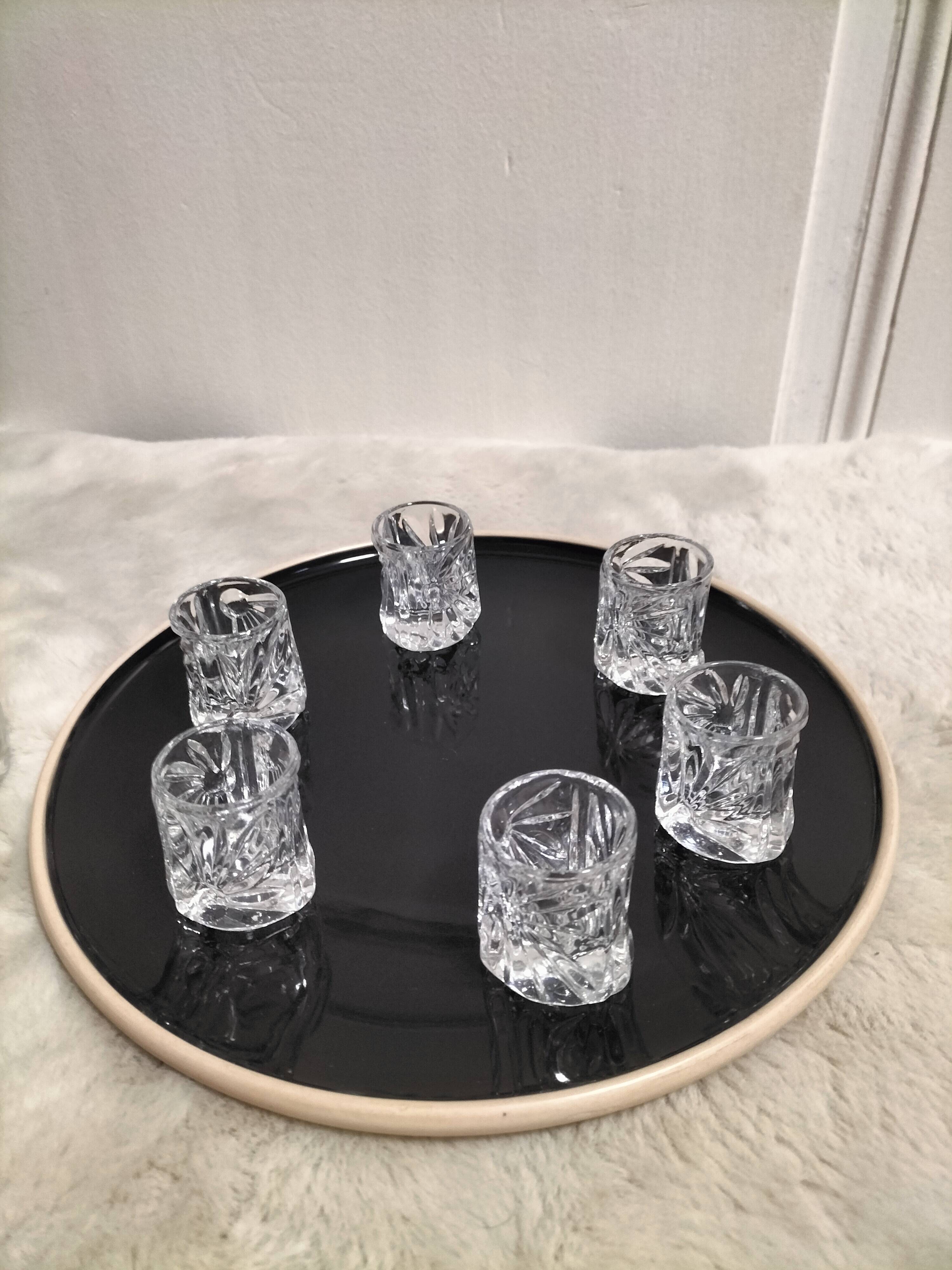 Service liqueur cristal de Bavière XX ieme siècle