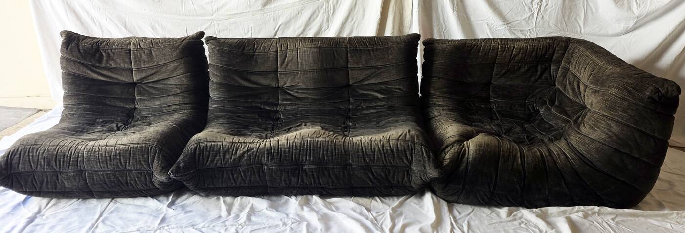 Sofa and armchairs set by Michel Ducaroy for Ligne Roset (1970s)
