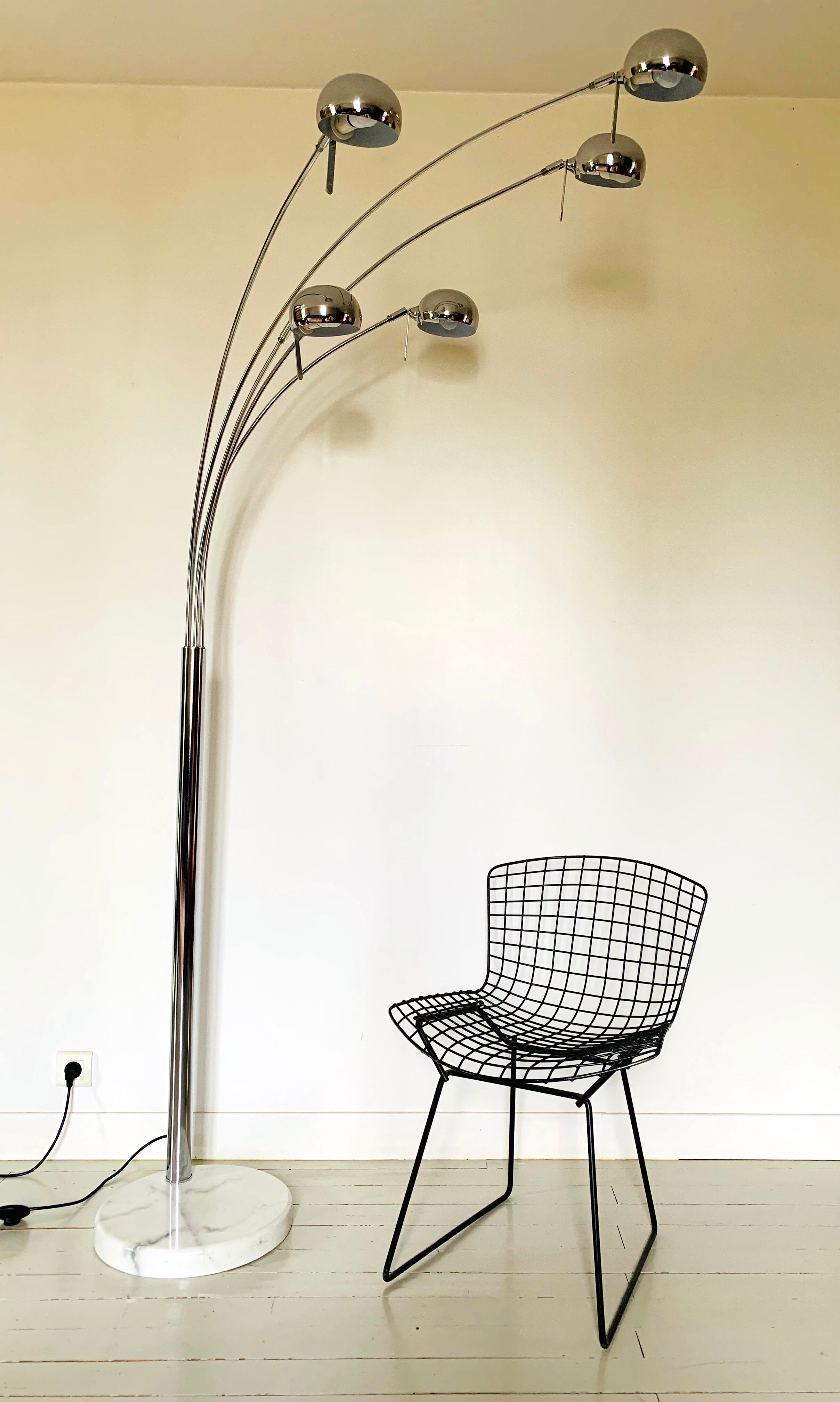 5-branched thrush floor lamp
