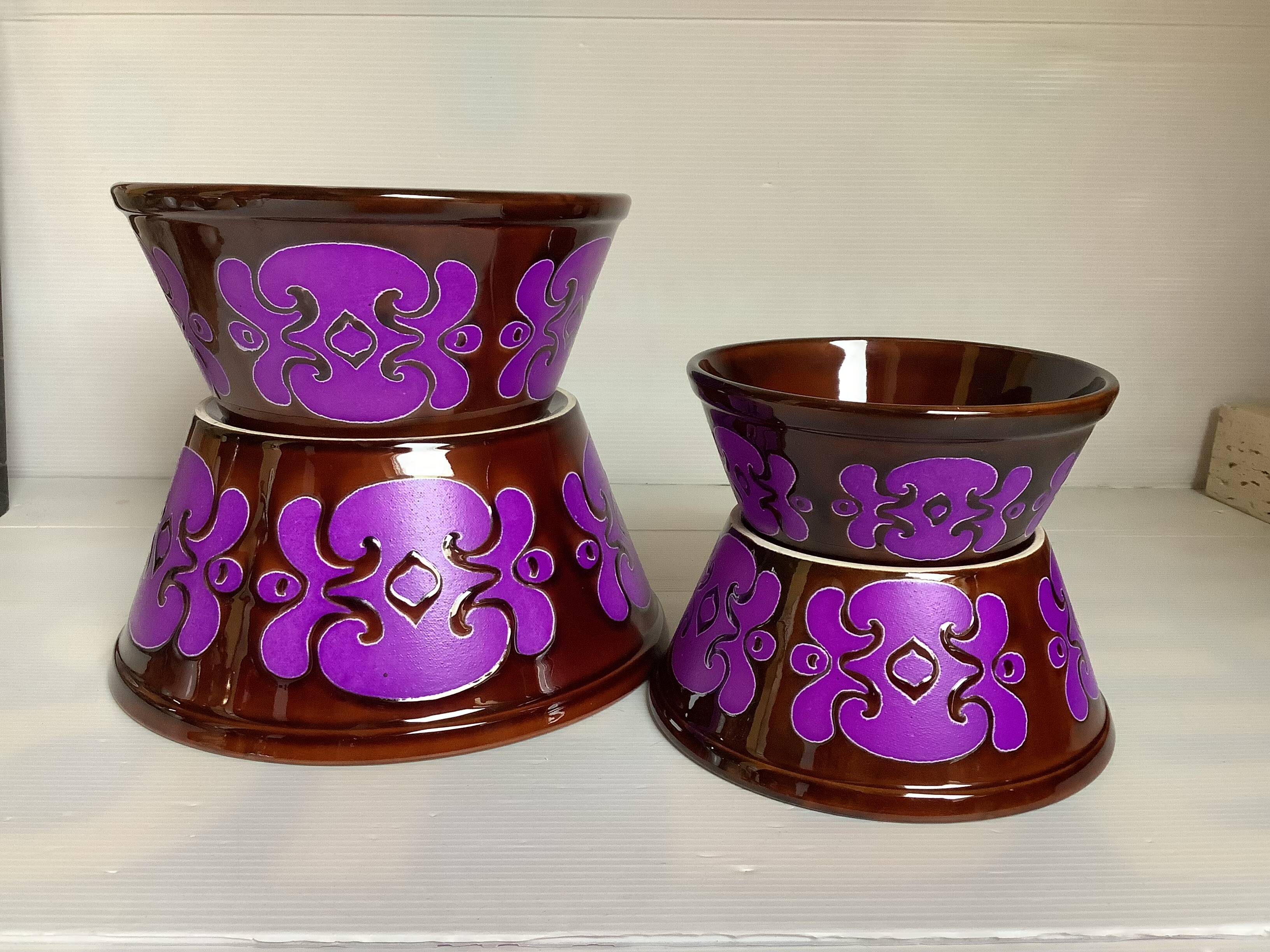 Four Schramberg Germany salad bowls