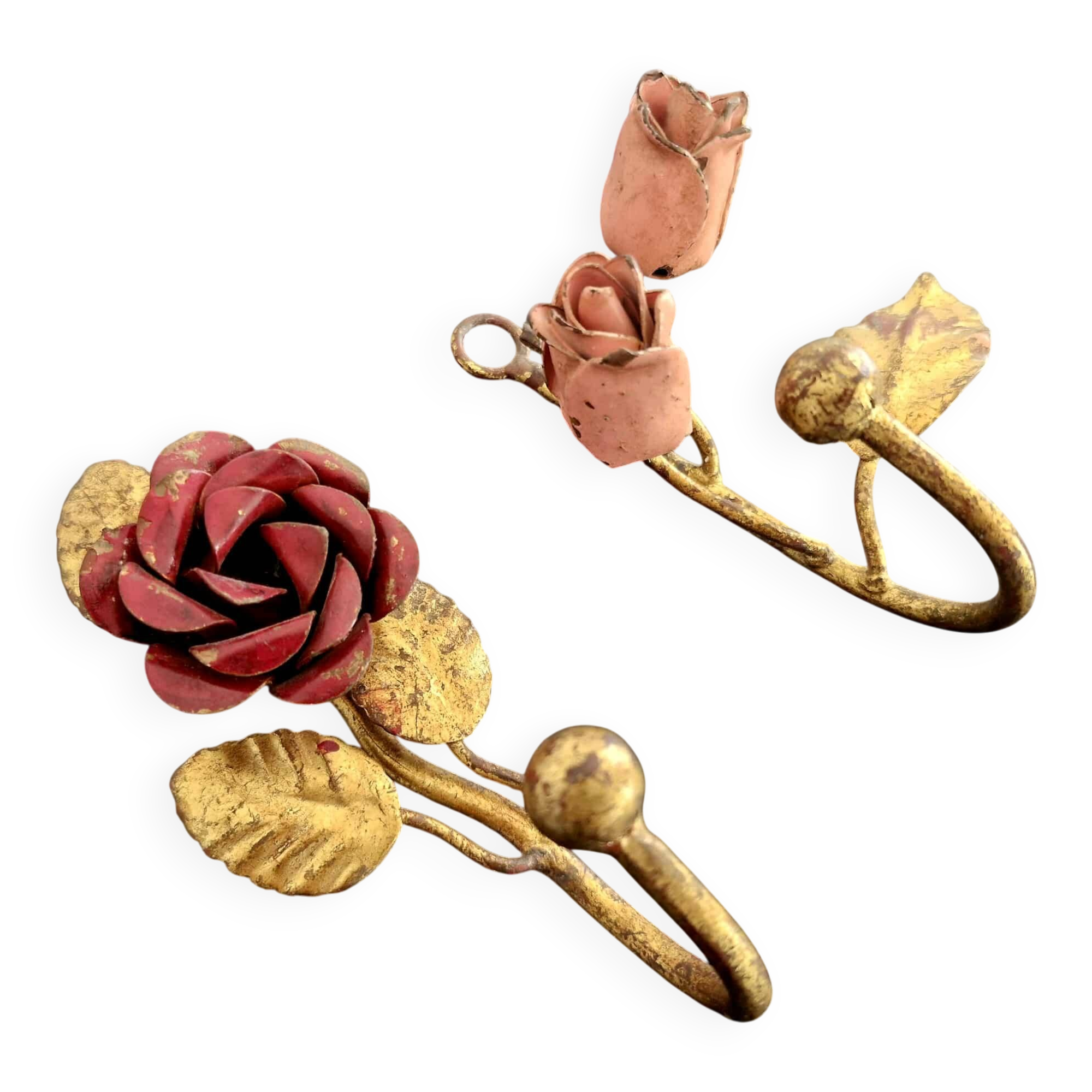 Decorative tiebacks / Coat hooks